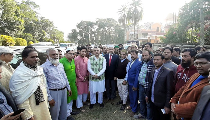 আলমগীরের কুলখানি অনুষ্ঠানে সাবের হোসেন চৌধুরী