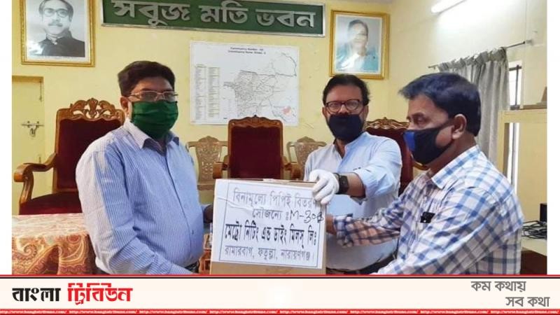 মুগদা হাসপাতালে ৭শ’ পিপিই বিতরণ