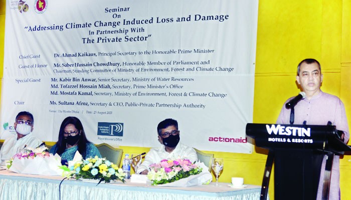 সাবের হোসেন চৌধুরী : জলবায়ু অর্থায়নের নতুন উপায় বের করতে হবে