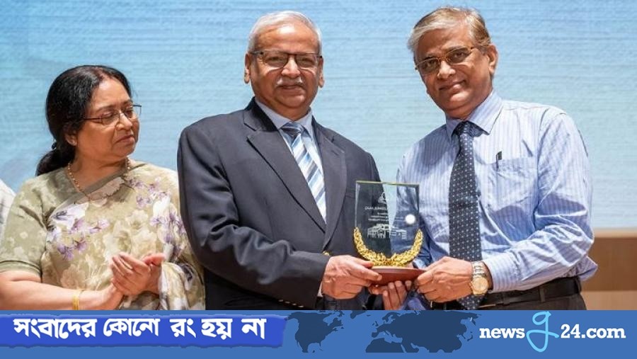 অর্ডার অফ দ্য ব্রিটিশ এম্পায়ার উপাধিতে ভূষিত ড. সালিমুল হককে সংবর্ধনা
