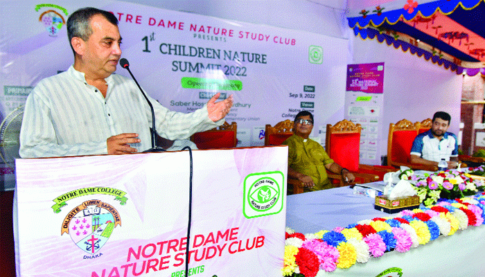 সাবের হোসেন চৌধুরী : পরিবেশ রক্ষায় বাংলাদেশ বিশ্বের রোল মডেল হবে